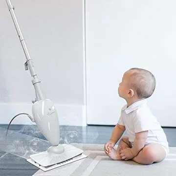 LIGHT 'N' EASY Steam Mop for Easy Cleaning on All Floors