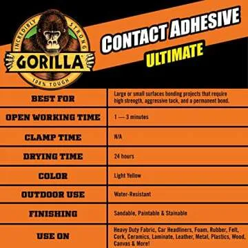 Gorilla Contact Adhesive Ultimate - 12.2oz Web Spray