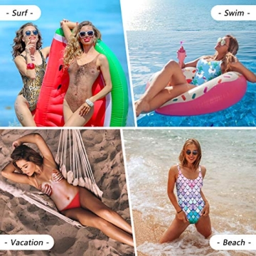 RAISEVERN One Piece Swimsuit for Women - Funny Design Monokini