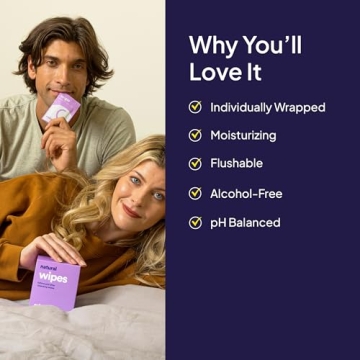 Hello Cake Sex Wipes - Organic Flushable Hygiene Wipes for Adults