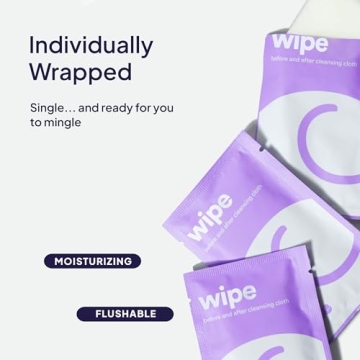Hello Cake Sex Wipes - Organic Flushable Hygiene Wipes for Adults