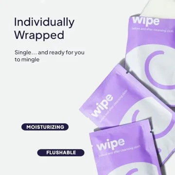 Hello Cake Sex Wipes - Organic Flushable Hygiene Wipes for Adults