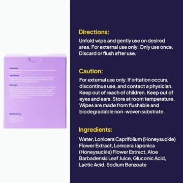 Hello Cake Sex Wipes - Organic Flushable Hygiene Wipes for Adults