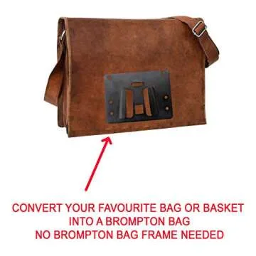 Trigo Adapter for Brompton Rear Bag Convert Your Favorite Bag 120x110mm