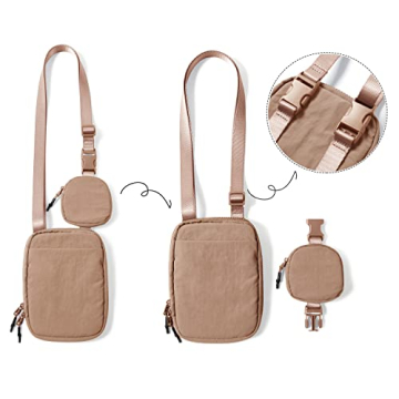 Versatile ODODOS Unisex Crossbody Bag for All Activities