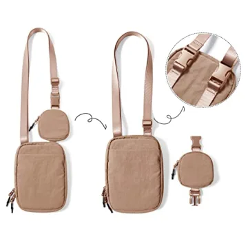 Versatile ODODOS Unisex Crossbody Bag for All Activities