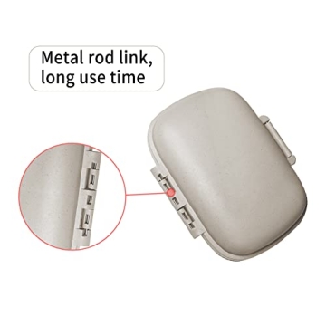 Versatile 8 Compartments Pill Organizer for Daily Use