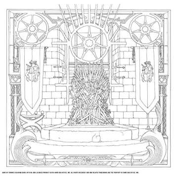 HBO's Game of Thrones Coloring Book: (Game of Thrones Accessories, Game of Thrones Party Gifts, GOT Gifts for Women and Men) (Game of Thrones x Chronicle Books)