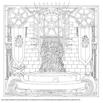 HBO's Game of Thrones Coloring Book: (Game of Thrones Accessories, Game of Thrones Party Gifts, GOT Gifts for Women and Men) (Game of Thrones x Chronicle Books)
