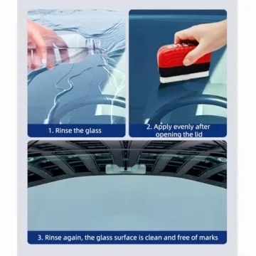 Glass Cleaning Board & Oil Film Brush