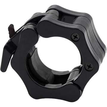 Clout Fitness Quick Release Olympic Barbell Clips