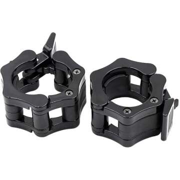 Clout Fitness Quick Release Olympic Barbell Clips