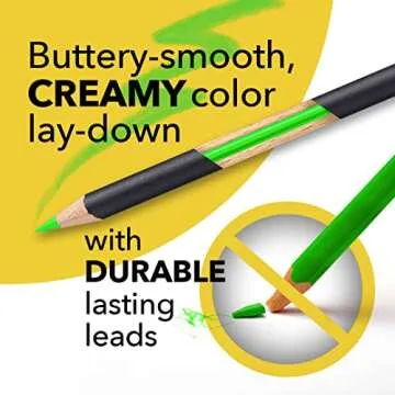 Castle Art Supplies 120 Colored Pencils Zipper-Case Set | Quality Soft Core Colored Leads for Adult Artists, Professionals and Colorists | In Neat, Strong Carry-Anywhere Zipper Case