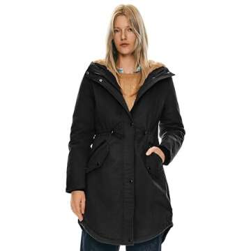 Orolay Women's Warm Fleece Lined Winter Parka Coat