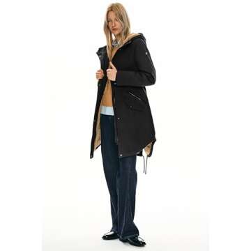 Orolay Women's Warm Fleece Lined Winter Parka Coat