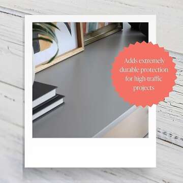 Eco-Friendly Clear Satin Top Coat for Crafts and Furniture