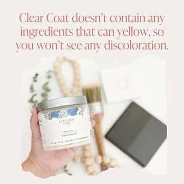 Eco-Friendly Clear Satin Top Coat for Crafts and Furniture