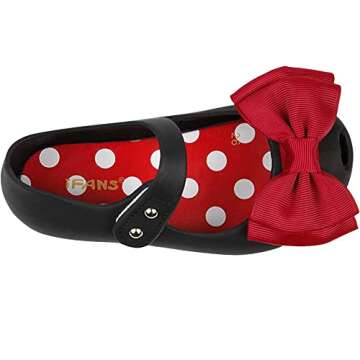 iFANS Girls Princess Jelly Shoes - Cute and Comfortable Flats