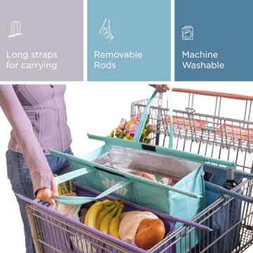 Lotus Trolley Bags - Eco-Friendly Grocery Solution with Cooler