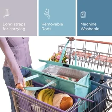 Lotus Trolley Bags - Eco-Friendly Grocery Solution with Cooler