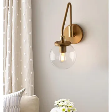 Stylish Adjustable Globe Wall Sconce for Elegant Lighting