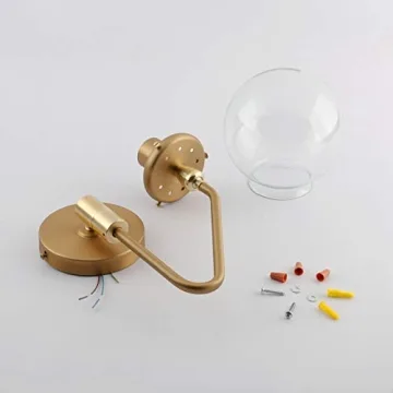 Stylish Adjustable Globe Wall Sconce for Elegant Lighting