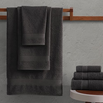 REGAL RUBY 6 Piece Towel Set - Soft Turkish Cotton Towels
