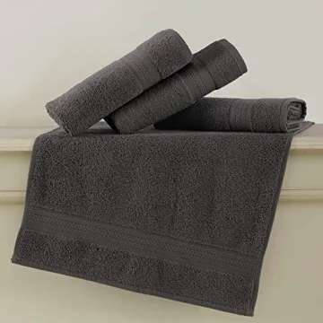 REGAL RUBY 6 Piece Towel Set - Soft Turkish Cotton Towels