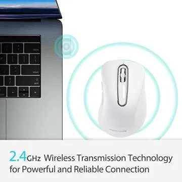 memzuoix 2.4G Wireless Mouse - Ergonomic and Portable