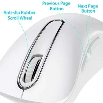 memzuoix 2.4G Wireless Mouse - Ergonomic and Portable