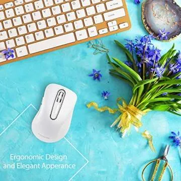 memzuoix 2.4G Wireless Mouse - Ergonomic and Portable