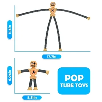Pop Tubes Sensory Toys ADHD Autism Relief Kids Fun
