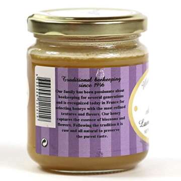 Lavender Honey from Provence, Unfiltered Bliss in a Jar
