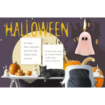Cute Ghost Candles - Unique Halloween Decorations