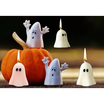Cute Ghost Candles - Unique Halloween Decorations