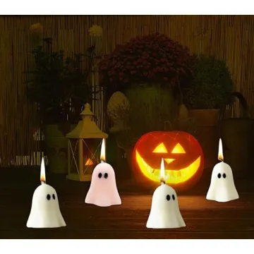 Cute Ghost Candles - Unique Halloween Decorations