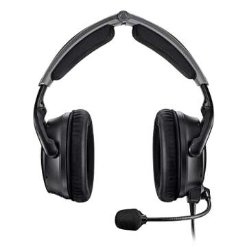 Bose A30 Aviation Headset with Bluetooth, Lightweight Comfortable Design, Adjustable ANR and Noise C...