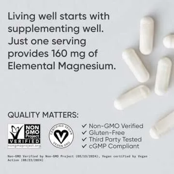 Sports Research Magnesium Glycinate for Restful Sleep & Wellness