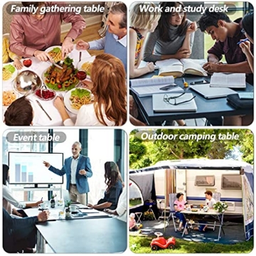 FDW 6 FT Portable Folding Table for Outdoor Events