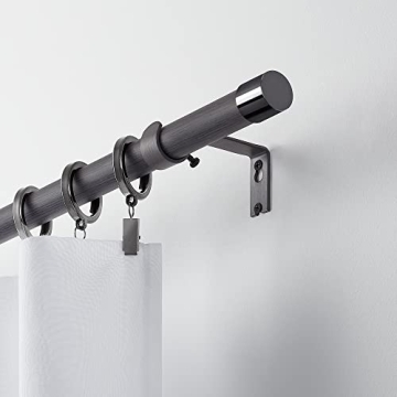 Cambria® Adjustable Curtain Rod Set - Modern Design 36-72" Fit