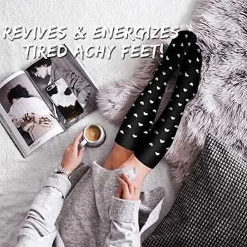 Bluemaple Copper Compression Socks for Comfort and Support