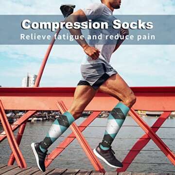 Bluemaple Copper Compression Socks for Comfort and Support