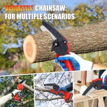 Effortless Mini Chainsaw Cordless 4 Inch for All