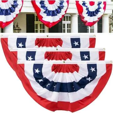 Patriotic Memorial Day Flags - 6 Pack for Decor