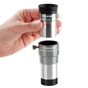 Celestron Omni 1.25" 2X Barlow Lens for Enhanced Viewing
