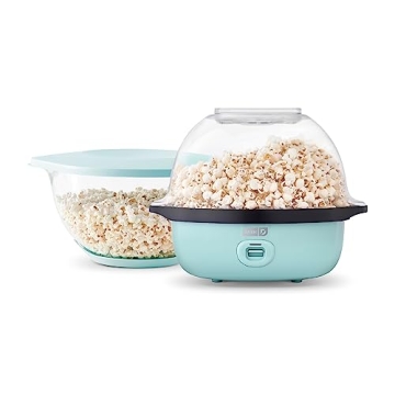 DASH SmartStore Deluxe Popcorn Maker, 24 Cups, Hot Oil