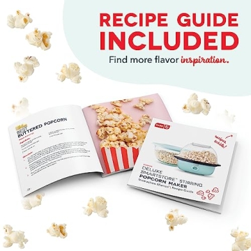 DASH SmartStore Deluxe Popcorn Maker, 24 Cups, Hot Oil