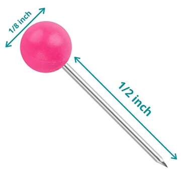 Mr. Pen- Map Pins for Cork Board, 600 Pack, 10 Colors, Straight Pins with Colored Heads, Map Push Pi...