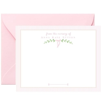 Personalized Floral Baby Shower Thank You Cards - Lemon Grace Co