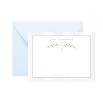 Personalized Floral Baby Shower Thank You Cards - Lemon Grace Co